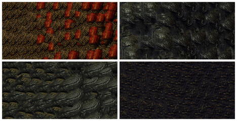 Generated Natural Patterns and Textures - Dark