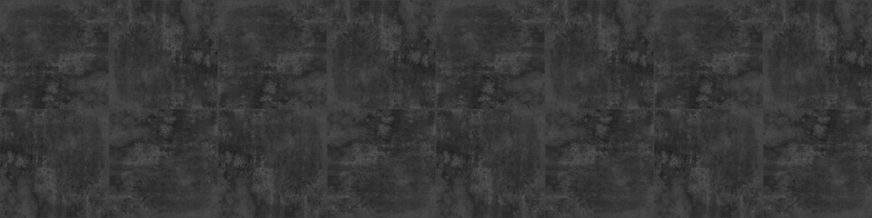 Grunge dark black anthracite gray grey concrete cement stone tiles square mosaic texture banner...