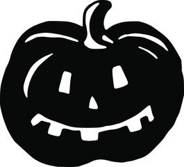 Pumpkin. Hand drawn vector image