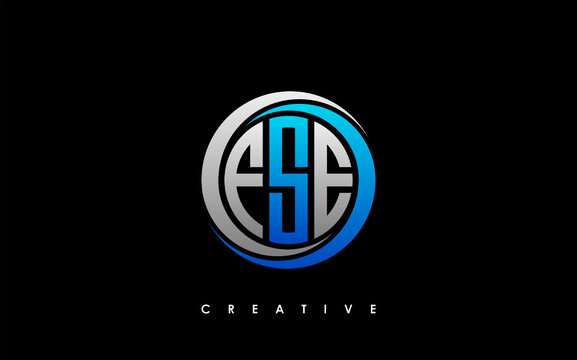 FSE Letter Initial Logo Design Template Vector Illustration