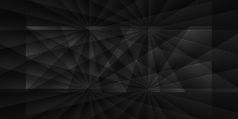 Fototapeta premium black wall, dark background, 3d paper, abstract wallpaper, texture with gradient, you can use for ad, product and card, business presentation, space for text