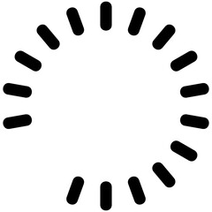 loading icon on white background