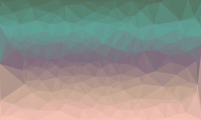 vibrant colorful geometric background with mosaic design