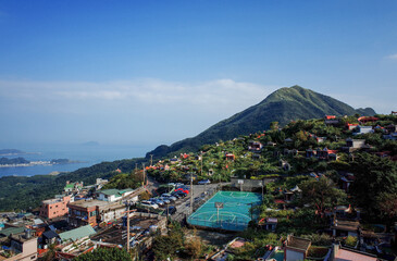 A view of a small town in Taiwan