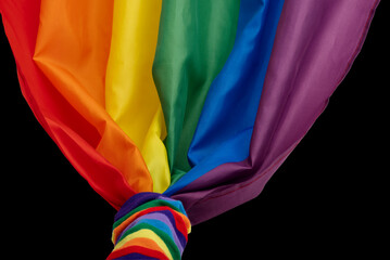 LGBT rainbow color flag , Can be used as a background