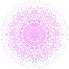 ハートの曼荼羅 ピンク