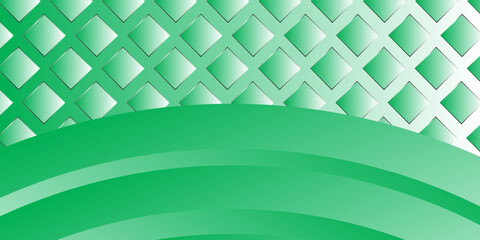 Green and white background