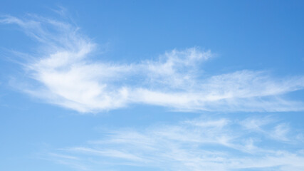 blue sky with white clouds