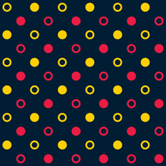 Colorful Polka Dots Pattern Background.