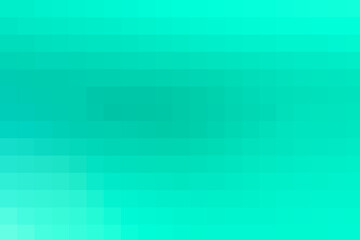 Asymmetric turquoise pixel squares background