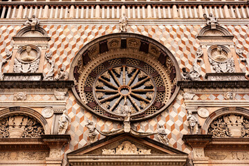 Obraz premium The rose window of the Cappella Colleoni, Bergamo