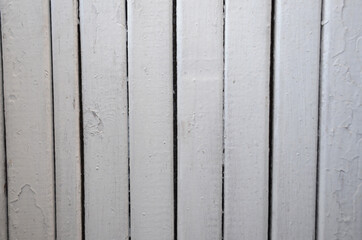wooden slats painted with white paint