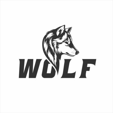 Head wolf logo design inspiration