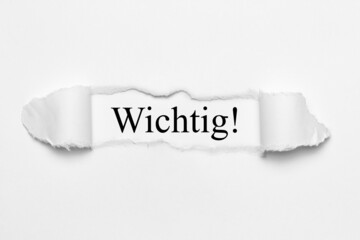 Wichtig!