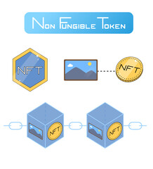 NFT pack, Non Fungible Token, blockchain, crypto art