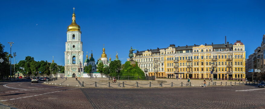 St. Sophia Square in Kyiv, Ukraine