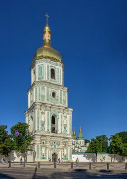 St. Sophia Cathedral on St. Sophia Square in Kyiv, Ukraine