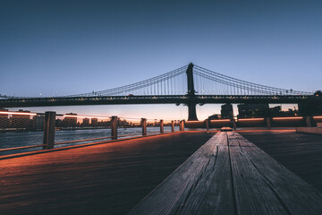 bridge Manhattan New York sunrise vacation cute beautiful place