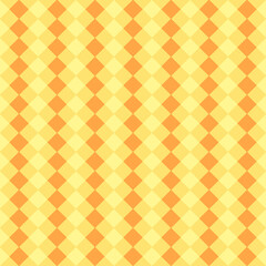 Abstract orange and yellow color geometry vector seamless