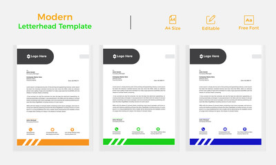  Creative Letterhead Template Design