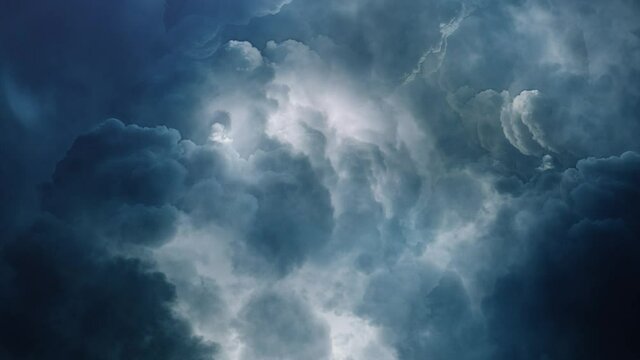 dark clouds and Electrical Storm Lightning Bolt.