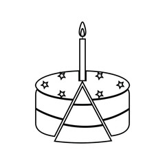 Cake icon  design graphics vector