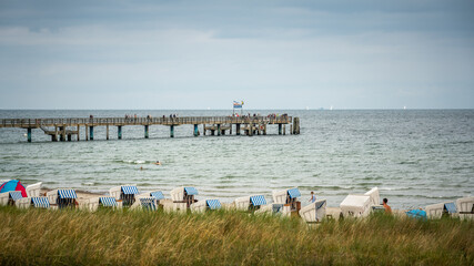 summer visit in Boltenhagen beach, baltic sea