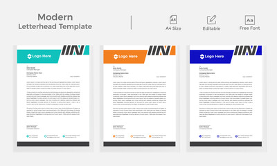  Creative Letterhead Template Design