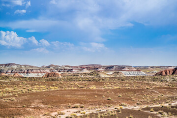 The Blue Mesa Trail in Petrified Forest National Park, Arizona