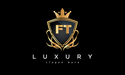 FT creative luxury letter logo