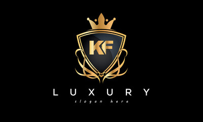 KF creative luxury letter logo
