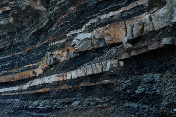 An image of a rocky wall.