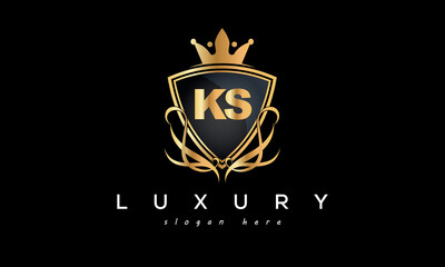 KS creative luxury letter logo