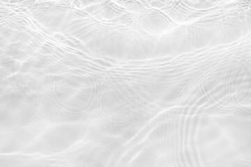 Water texture overlay effect for photo and mockup. Organic drop shadow caustic effect with wave refraction of light on a white wall