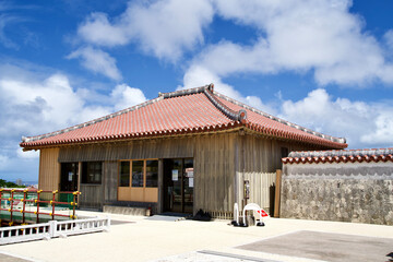 The building in Shuri castle.