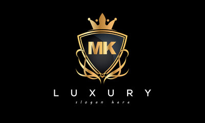 MK creative luxury letter logo