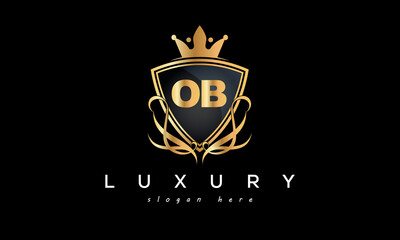 OB creative luxury letter logo