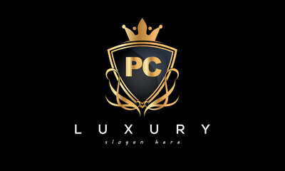 PC creative luxury letter logo