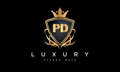 PD creative luxury letter logo