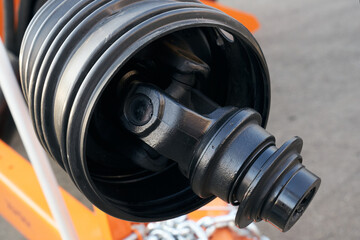 Cardan transmission. Driveshaft. Cross piece.