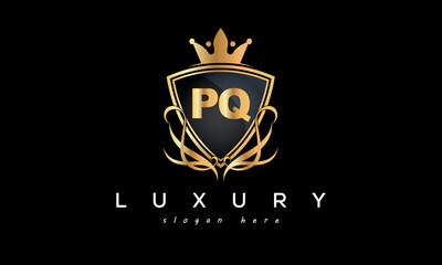 PQ creative luxury letter logo