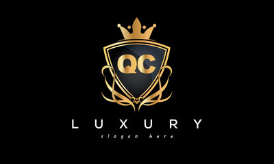 QC creative luxury letter logo