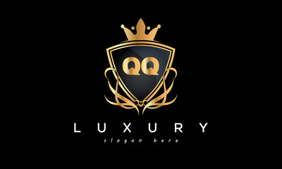 QQ creative luxury letter logo