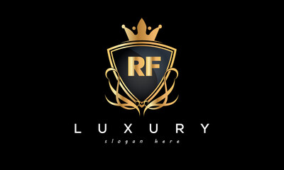 RF creative luxury letter logo