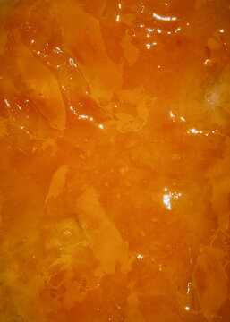 orange marmalade close up detail