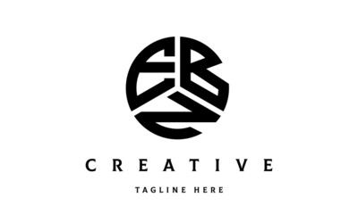 EBN creative circle three letter logo