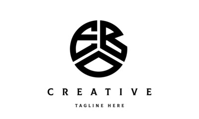 EBO creative circle three letter logo