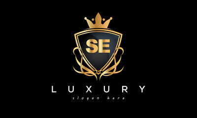 SE creative luxury letter logo