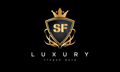 SF creative luxury letter logo