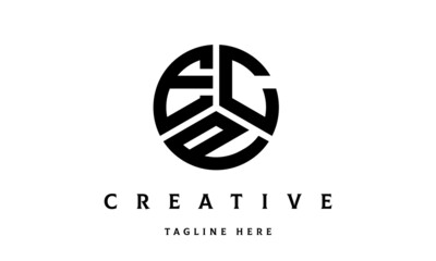 ECP creative circle three letter logo